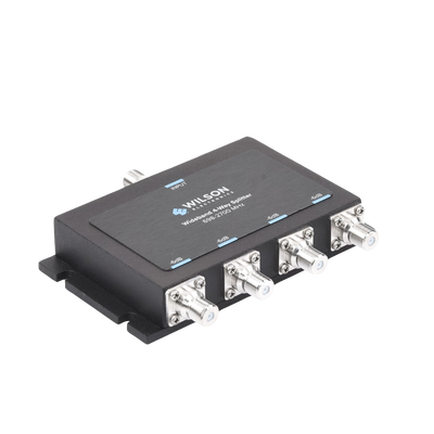 Divisor de potencia de 4 vías para la distribución de señal a dos antenas de servicio | 6 dB de pérdida por puerto | Conec...