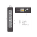 Switch Industrial ECO / 5 Puertos 100Base-TX / 10/100 Mbps Auto-Negotiation / Auto-MDI/MDI-X / Alimentación 18-30 VDC / IP...