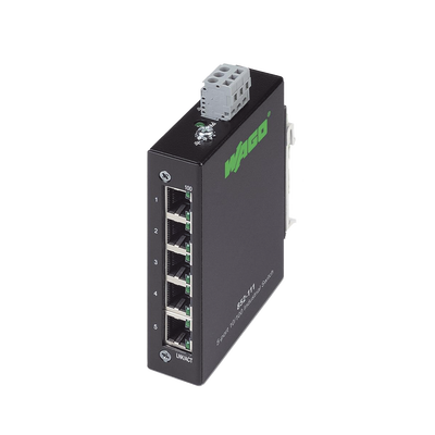 Switch Industrial ECO / 5 Puertos 100Base-TX / 10/100 Mbps Auto-Negotiation / Auto-MDI/MDI-X / Alimentación 18-30 VDC / IP...