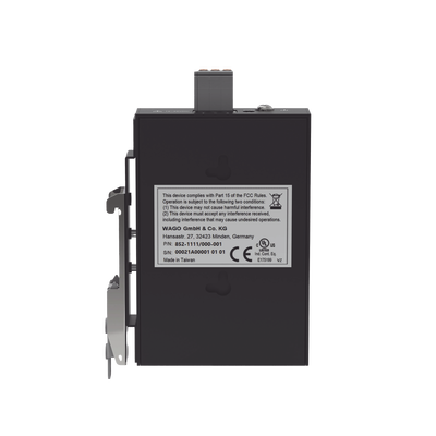 Switch Industrial ECO-Switch / 5 Puertos Gigabit 1000Base-T / Montaje Carril DIN / IP30 / -40°C a +70°C / Alimentación 12-...