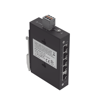 Switch Industrial ECO-Switch / 5 Puertos Gigabit 1000Base-T / Montaje Carril DIN / IP30 / -40°C a +70°C / Alimentación 12-...