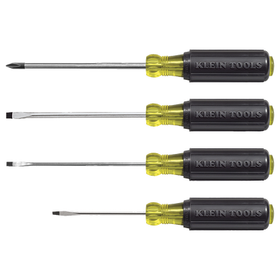 Juego de desarmadores miniatura de punta ranurada y Phillips de 4 piezas - KLEIN TOOLS