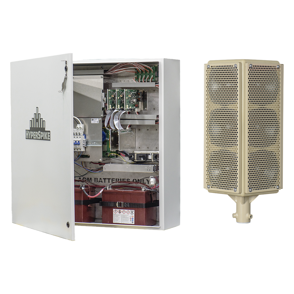 Amplificador / 10 Canales / 320 W por Canal / Conmutación Automática a Batería / Carcasa para Exteriores | SIERRA STORE