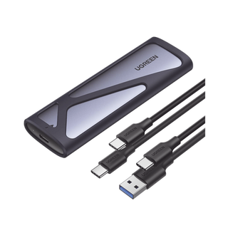 Carcasa Disco Duro NVME M.2 (Enclosure) | Hasta 2TB | USB3.1 a 10 Gbps | SATA SSD PCIE 3.0 | Soporta M Key y B Key | Compatib