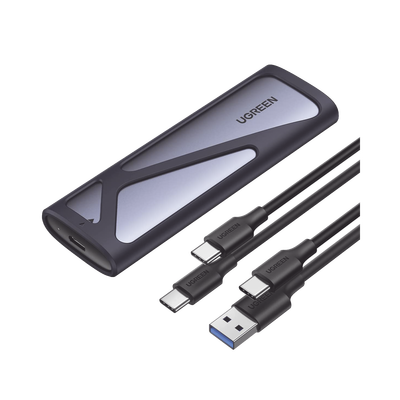 Carcasa Disco Duro NVME M.2 (Enclosure) | Hasta 2TB | USB3.1 a 10 Gbps | SATA SSD PCIE 3.0 | Soporta M Key y B Key | Compatib