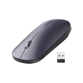 Mouse inalámbrico 2.4 GHz | Ultra Delgado y Silencioso | DPI 1000/1600/2000/4000 (Ajustable)  | Alcance 10m | Scroll de Al...