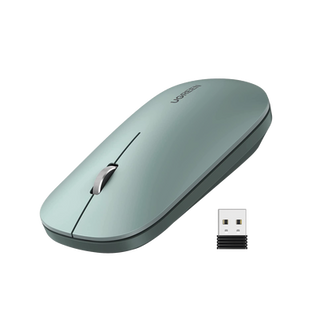 Mouse inalámbrico 2.4 GHz | Ultra Delgado y Silencioso | DPI 1000/1600/2000/4000 (Ajustable)  | Alcance 10m | Scroll de Al...