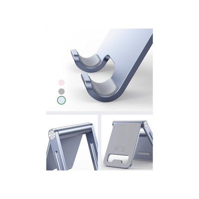 Soporte para Teléfono Celular de Aluminio / Angulo Ajustable / Amplia Compatibilidad con dispositivos de 4.7'' a 7.9'' / A...