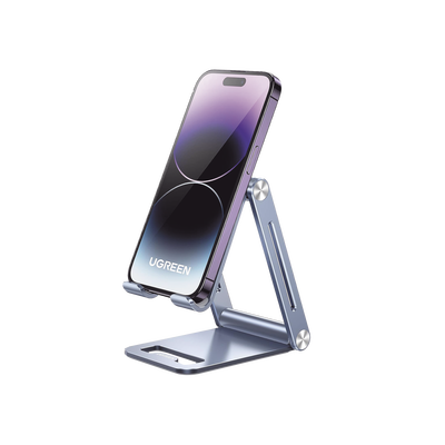 Soporte para Teléfono Celular de Aluminio / Angulo Ajustable / Amplia Compatibilidad con dispositivos de 4.7'' a 7.9'' / A...