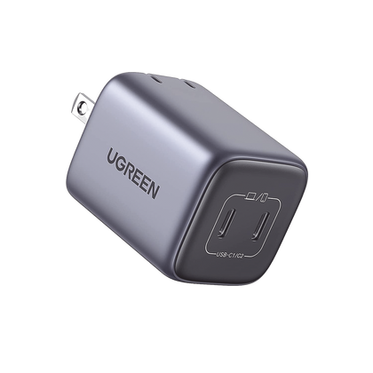 Cargador GaN II / 45W / 2 Puertos USB-C / Power Delivery 3.0 / Quick Charge 4.0 / 100-240V | SIERRA STORE