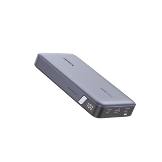Power Bank de 25000mAh | 3 Salidas 145W Max. | USB-A + 2 USB-C | PD 3.0, QC3.0 | FCP | SCP | Pantalla Inteligente | Carcas...