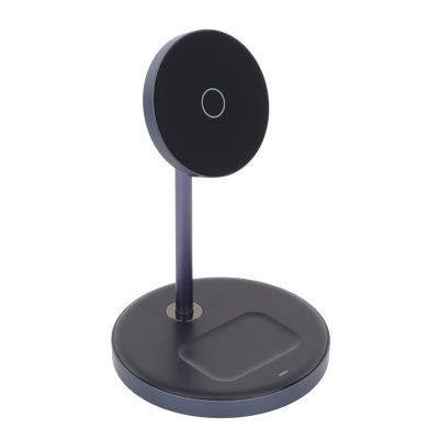 Soporte de Carga Inalámbrica | 3 en 1 | Compatible con MagSafe | Perfecto para iPhone y  AirPods | Carga Rápida Adaptativa...