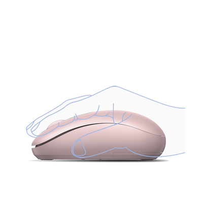 Mouse Inalámbrico 2.4G 800/1200/1600/2400 DPI | Función de 3 botones | Alcance 10m | Silencioso |  Ergonómico | Anti-caída...