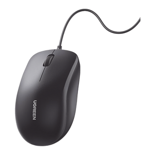 Mouse Óptico USB | Cable USB de 1.5 metros | 3 Botones | 1200DPI | Diseño Ergonómico | Silencioso | Color Negro | Windows ...