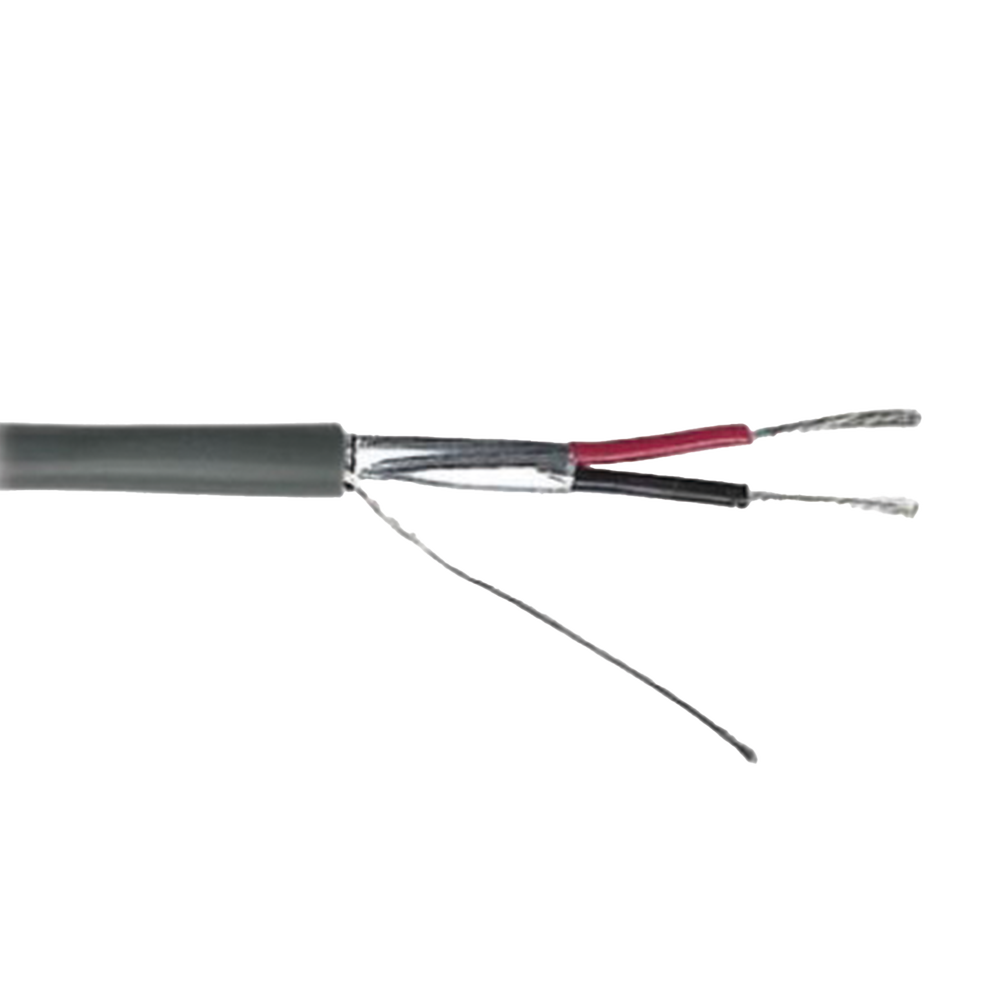 Cable de Control / Calibre 22 AWG / 2 Conductores / Blindado / 305 m (1000 ft) / Riser CMR / UL 1666 / Color Gris | SIERRA STORE