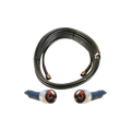 Jumper Coaxial de 50 Ohm con Cable Wilson-400 | Conector N Macho en los Extremos | 15.24 Metros (50 Pies) de Longitud. - W...