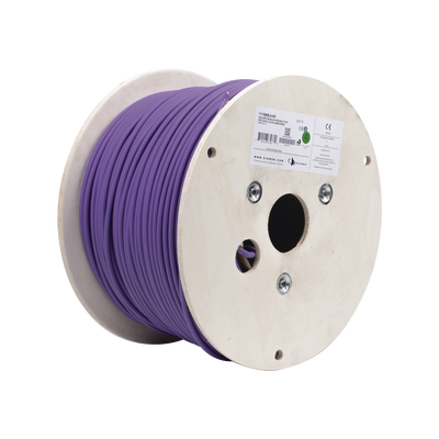 Bobina de Cable Blindado F/UTP de 4 Pares, Z-MAX, Cat6A, Soporte de Aplicaciones 10GBase-T, LS0H (Libre de Gases Toxicos),...