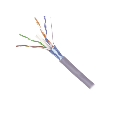 Bobina de Cable Blindado F/UTP de 4 Pares, Z-MAX, Cat6A, Soporte de Aplicaciones 10GBase-T, CM, Color Gris, 305 Metros (10...