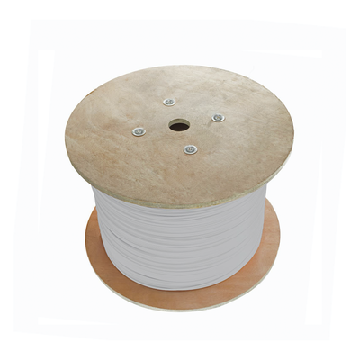 Bobina de Cable Blindado F/UTP de 4 Pares, Z-MAX, Cat6A, Soporte de Aplicaciones 10GBase-T, CM, Color Blanco, 305 Metros (...