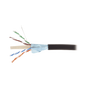 Bobina de Cable Blindado F/UTP de 4 Pares, Para Exterior con Gel, Cat6A (23 A...