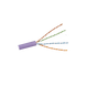 Bobina de Cable U/UTP de 4 Pares, Z-MAX, Cat6A, Soporte de Aplicaciones 10GBase-T, LS0H, Color Violeta, 305 Metros (1000 P...