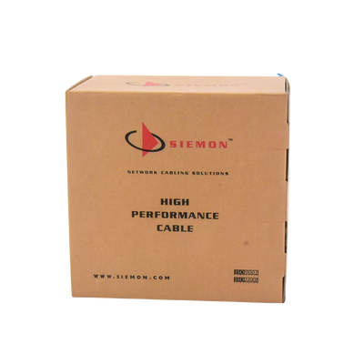 Bobina de Cable UTP Reelex, de 4 Pares, Alto Desempeño Cat6, PVC (CM), Color Azul, 23 AWG, 305 Metros (1000 Pies) SIEMON -...
