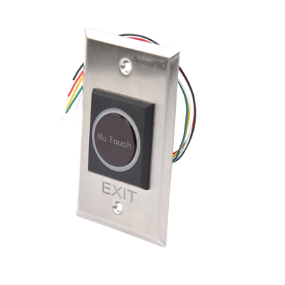 Botón de Salida sin Contacto con Control Remoto / Iluminación LED / Distancia de Detección Touch Ajustable ACCESSPRO - Vis...