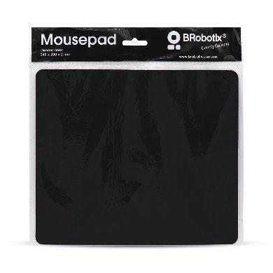 Mouse Pad Ultra Delgado Negro con Bolsa BROBOTIX 497264