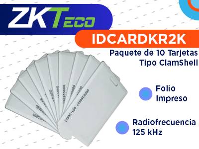 Tarjetas compatibles con lectores RFID con fr ZK TECO IDCARDKR2K