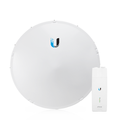 Radio de Backhaul de alta capacidad hasta 1.2 Gbps, banda licenciada 11 GHz (10.7-11.7 GHz), Incluye antena AF-11G35 y un ...