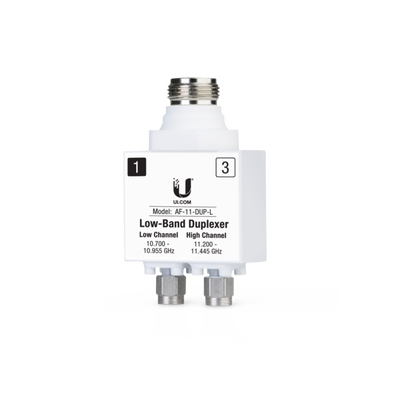 Duplexer para AF-11, banda licenciada de 11 GHz de banda baja (10.700-10.955 GHz y 11.200-11.445 GHz) - UBIQUITI