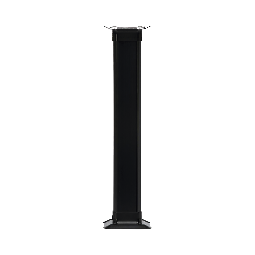 PANDUIT AFR4TBLGBL - Accesorio de Conexión a Mesa / Canaleta de Piso 4 Vías / PVC Rígido / Carga 907 kg / Área 45.11 in² / ADA / Negro | SIERRA STORE
