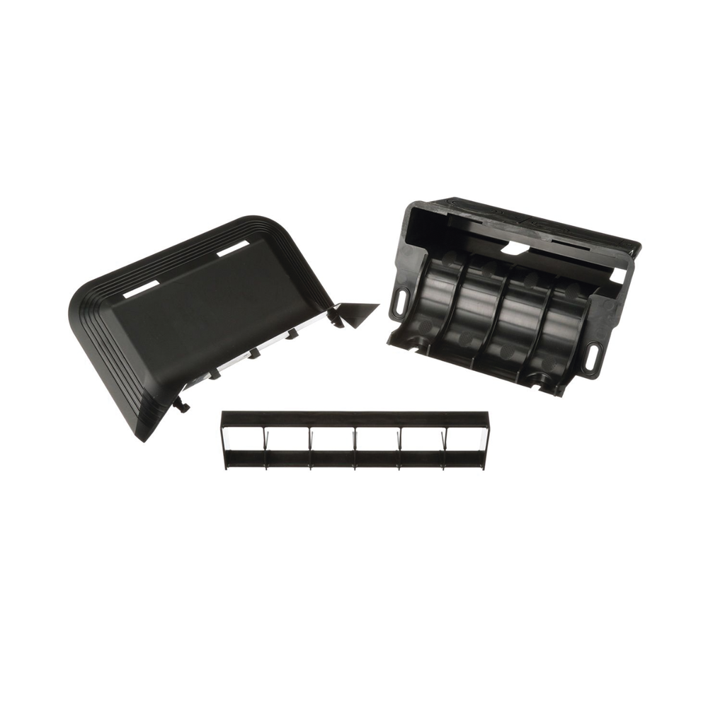 PANDUIT AFR4WTRBL - Accesorio de Conexión a Pared / 4 Vías / PVC Rígido / 907 kg Carga / 181.8x117.5 mm / ADA Compliant | SIERRA STORE