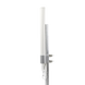 Antena omnidireccional, potente cobertura de 360°, doble polaridad MIMO 2x2, frecuencia 2 GHz (2.35-2.55 GHz) de 10 dBi UB...