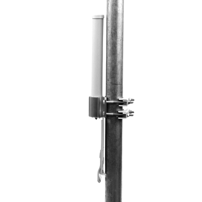 Antena omnidireccional, potente cobertura de 360°, doble polaridad MIMO 2x2, frecuencia 5 GHz (5.45-5.85 GHz) de 10 dBi UB...