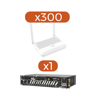 Kit 300 ONT´s HG6145D2 + 1 OLT AN60002-AC - FIBERHOME
