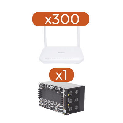 Kit 300 ONT´S HG6143D + 1 OLT AN6000-7 - FIBERHOME