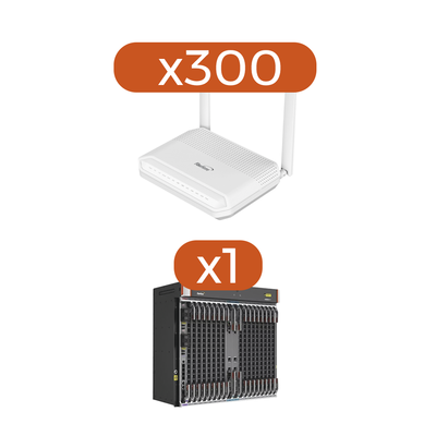 Kit 300 ONU´s HG6145F + 1 OLT AN6000-17 - FIBERHOME