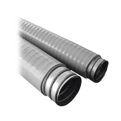 Tubo Flexible tipo Liquidtight de 3/4" (19 mm). Acero + PVC. Rollo de 50 Metros. - ANCLO