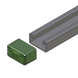 Remate Cuadrado / Unicanal 4x2 / Material No Metálico / Color Verde Oscuro | SIERRA STORE