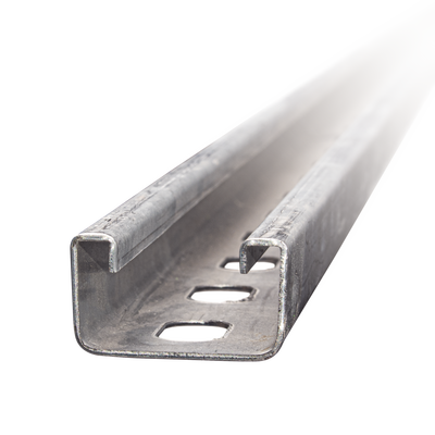 Unicanal Perforado 4 X 2 cm X 3 m / Calibre 16 / Galv. Electrolítico - ANCLO