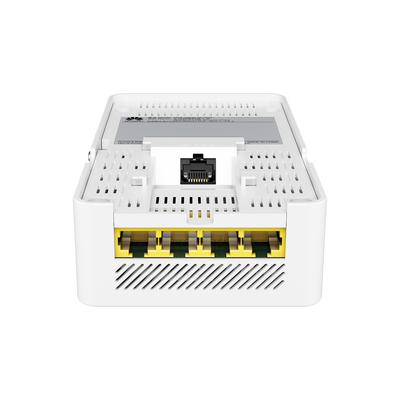 Punto de Acceso eKi Wi-Fi 6 para pared / Hasta 128 Clientes / 2.9 Gbps / MU-MIMO / 1 Puerto Gigabit PoE in / 4 Puertos Gig...