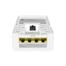 Punto de Acceso eKi Wi-Fi 6 para pared / Hasta 128 Clientes / 2.9 Gbps / MU-MIMO / 1 Puerto Gigabit PoE in / 4 Puertos Gig...
