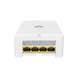 Punto de Acceso eKi Wi-Fi 6 para pared / Hasta 128 Clientes / 2.9 Gbps / MU-MIMO / 1 Puerto Gigabit PoE in / 4 Puertos Gig...