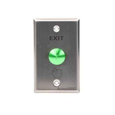 Botón tipo Hongo Color Verde / Contacto NO / Estético / Alta Durabilidad ACCESSPRO - Vista 2