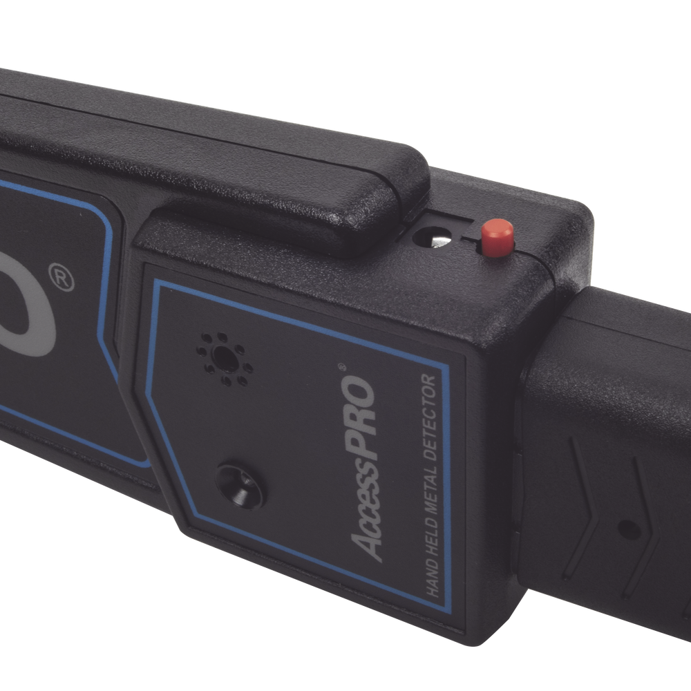 ACCESSPRO APME-POR - Detector de Metales Portátil / Sensibilidad Alta/Baja / Alarma 75 dB / IP31 / Ahorro de Energía / 410 x 85 x 45 mm | SIERRA STORE