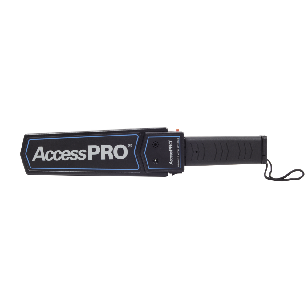 ACCESSPRO APME-POR - Detector de Metales Portátil / Sensibilidad Alta/Baja / Alarma 75 dB / IP31 / Ahorro de Energía / 410 x 85 x 45 mm | SIERRA STORE