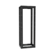Rack de Cuatro Postes Estándar de 19", Rieles Roscados #12-24, Profundidad Ajustable de 23 a 42 in, 45 Unidades de Rack, C...