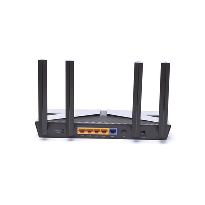 Router WiFi 6 AX 1500Mbps / MU-MIMO 2X2 y OFDMA / 1 Puerto WAN 10/100/1000 Mbps / 4 Puertos LAN 10/100/1000 Mbps / 4 Anten...
