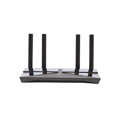 Router WiFi 6 AX 1500Mbps / MU-MIMO 2X2 y OFDMA / 1 Puerto WAN 10/100/1000 Mbps / 4 Puertos LAN 10/100/1000 Mbps / 4 Anten...